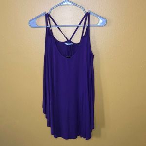 Zeagoo Tank Top Purple Loose Fit, New, S